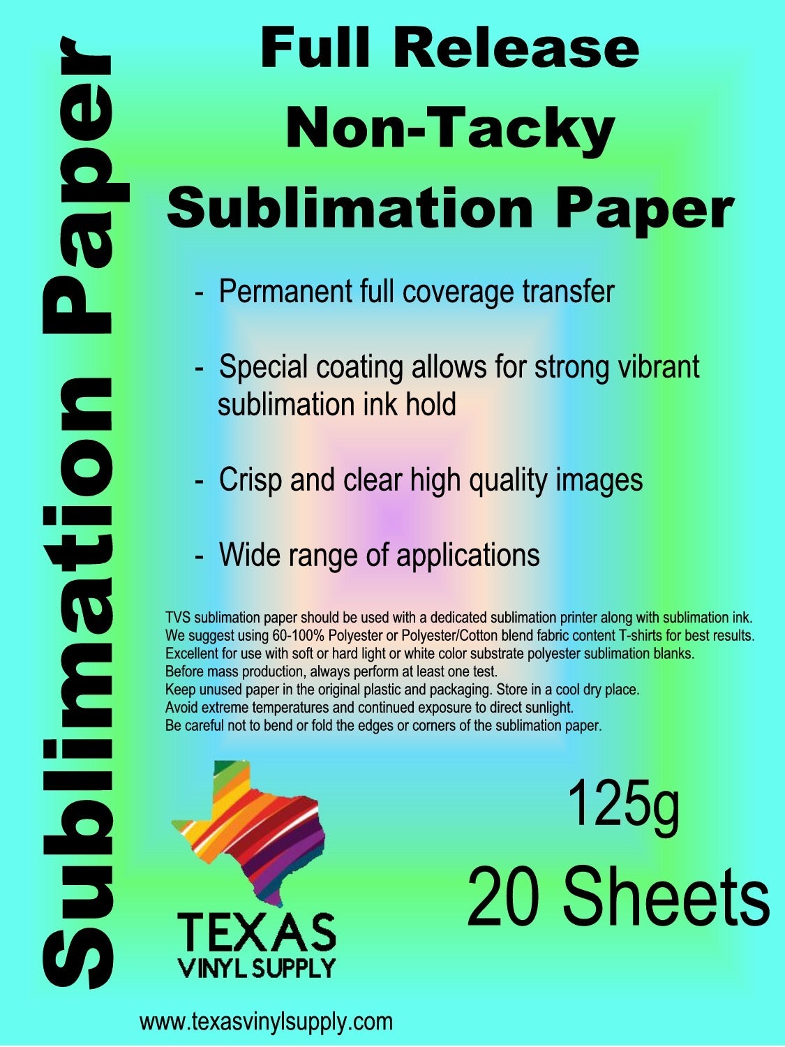 We Sub'N ™️Dye Sublimation Paper for Desktops (pink is back side)