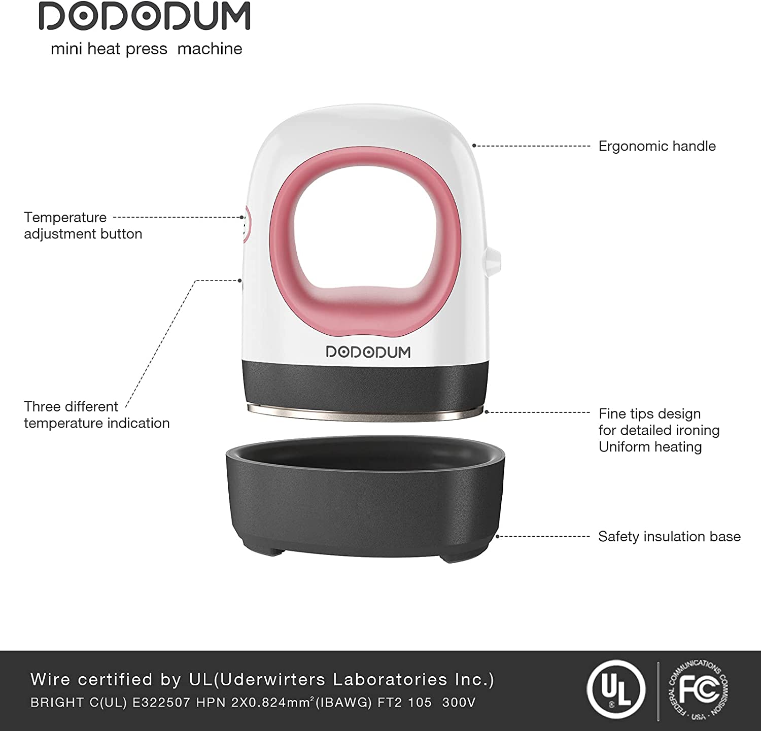 Dododum Mini Heat Press Texas Vinyl Supply 1174