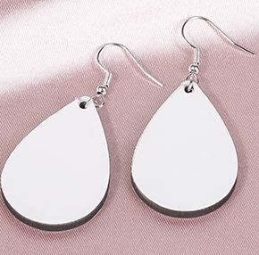 Sublimation Teardrop Earrings