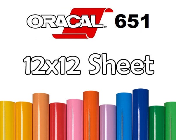 Oracal 651 Permanent Metallic Vinyl - 12x12 - 1 Square Foot – The Tumbler  Supply Store